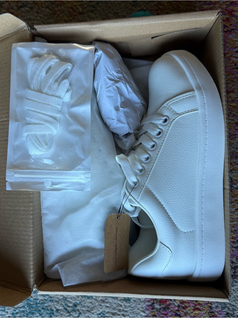 Vepose White Women's Sneakers